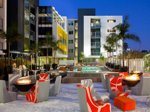a view of the pool at the grove resort and spa