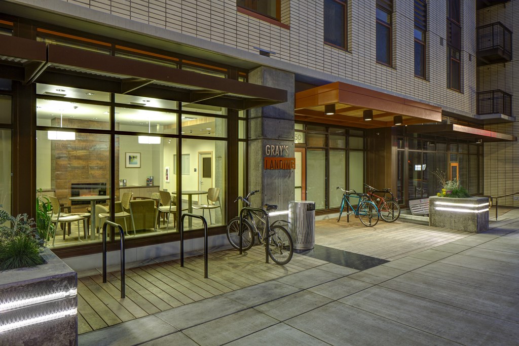 Gray's Landing Exterior night