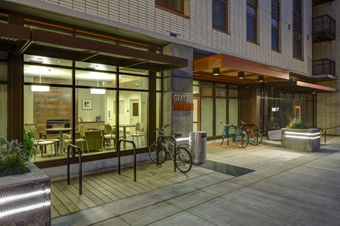 Gray's Landing Exterior night