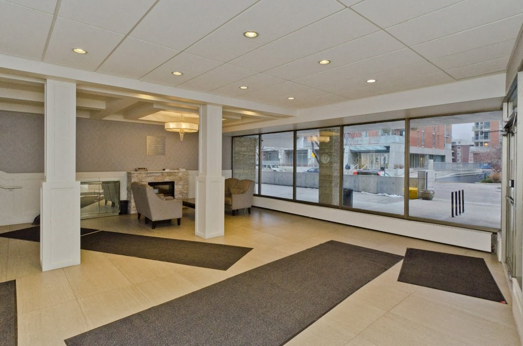 Elbow Tower secure entrance