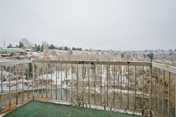 Balcony with river view