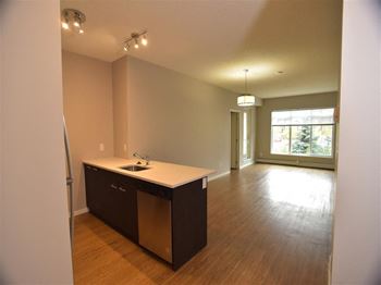 Aura residential rental property quartz countertops