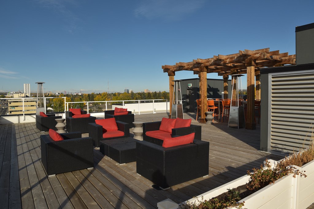 Rooftop patio