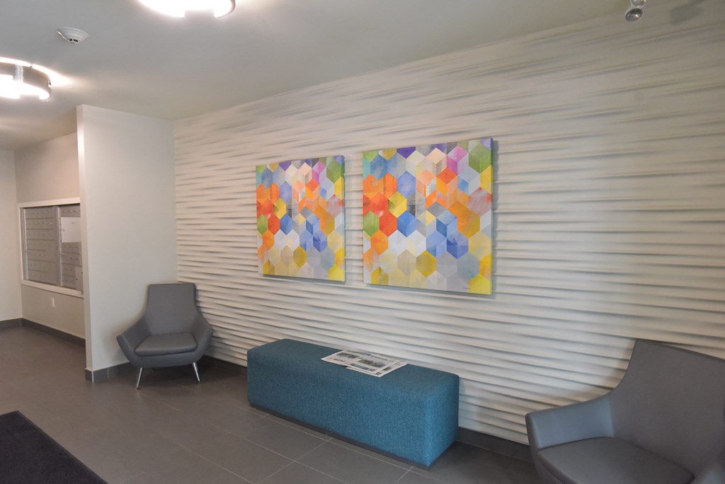 Aqua residential rental apartments contemporary sitting area