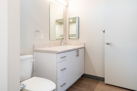 Spa Inspired Bathroom at All Saints Apartments, DENVER, Colorado
