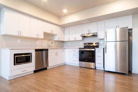 Kitchen Appliances at All Saints Apartments, DENVER, Colorado