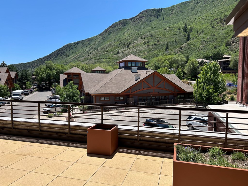 View from the balcony at Benedict, The, GLENWOOD SPRINGS Colorado