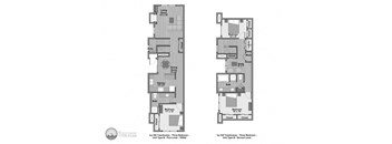 Two Floors of Ivy Hill Townhomes Unit Type B