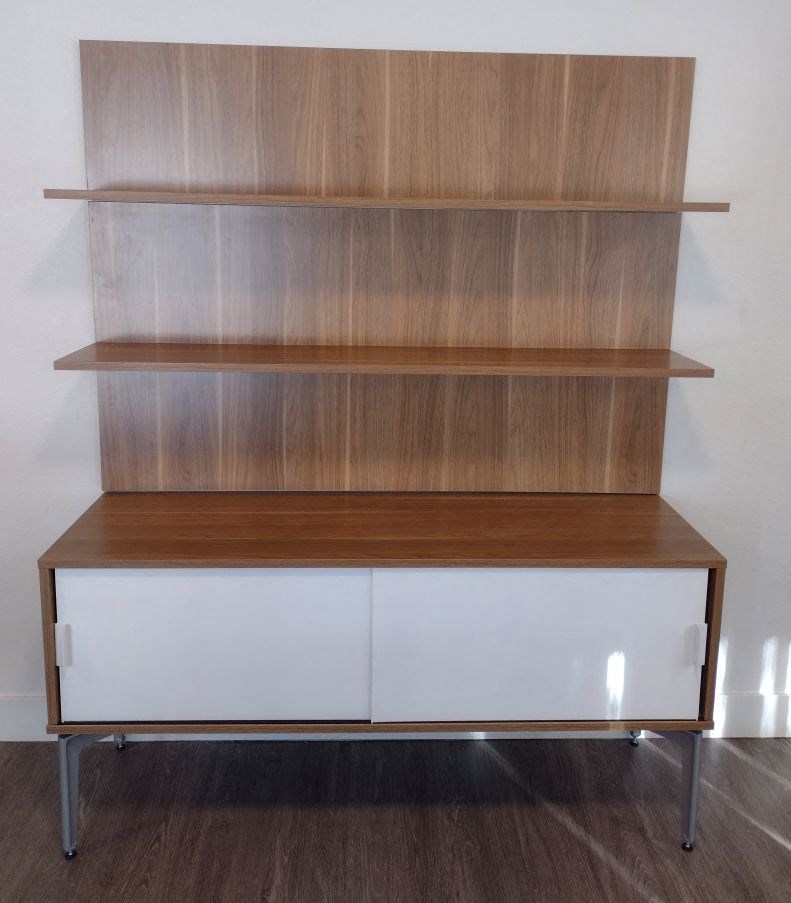 Not quite an escritoire, it's like a sideboard with some shelves.