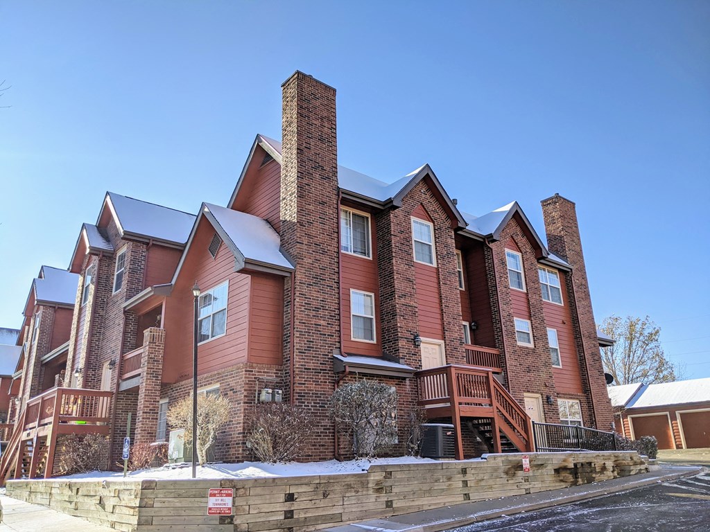 Ivy Hill, an apartment building that is painted orange