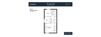 A floor plan for a Type A Basement Plan Area of 684.5 square feet.
