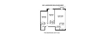 Two Bed One Bath