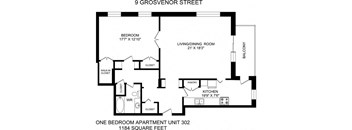 One Bed One Bath - 9 Grosvenor