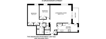 Two Bed One & Half Bath - 9 Grosvenor