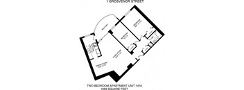 Two Bed One Bath - 1 Grosvenor