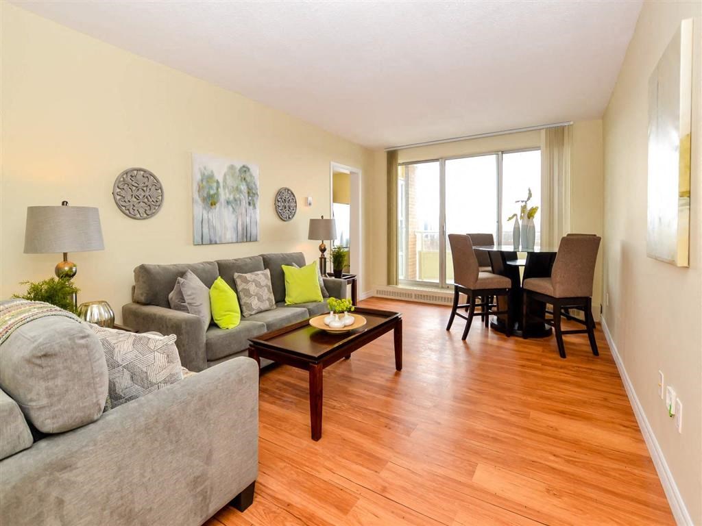 a living room with a couch and a table