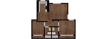 2 Bed 2 Bath Floor Plan at Orange Glen Apartments, Chula Vista, CA