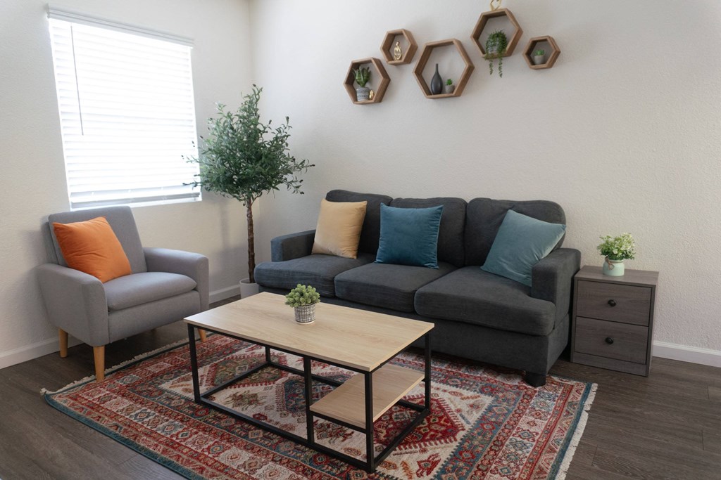 Living room at Casa Urbana Apartments, California, 91910