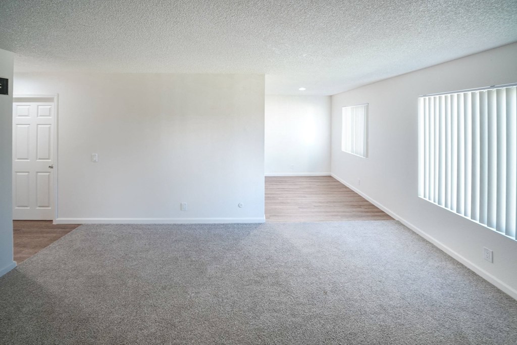 Spacious Living Room at Costa Fina Apartments, California