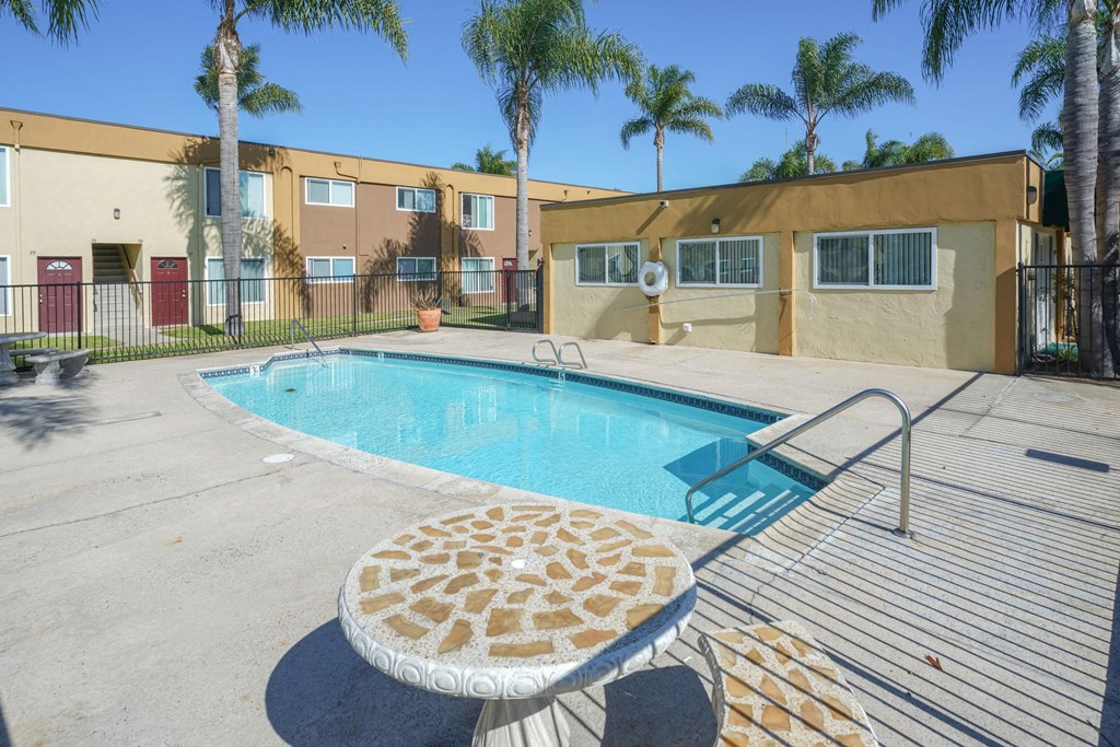 The Swimming Pool at Costa Fina Apartments, Chula Vista, CA