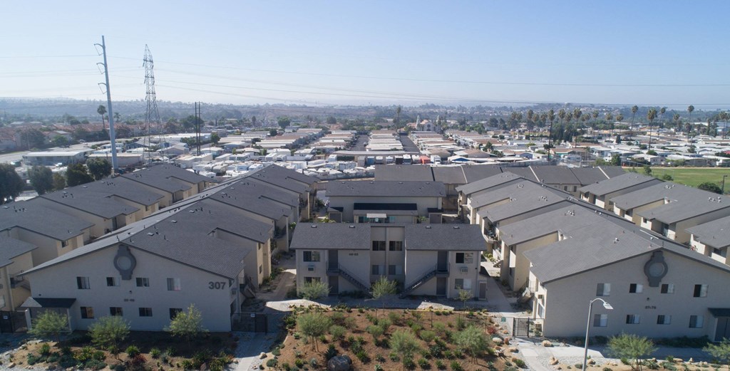 Drone View of the Building at Orange Glen Apartments, Chula Vista, California, 91911