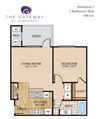 1 Bedroom, 1 Bathroom
