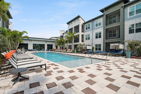 take a dip in our resort style swimming pool