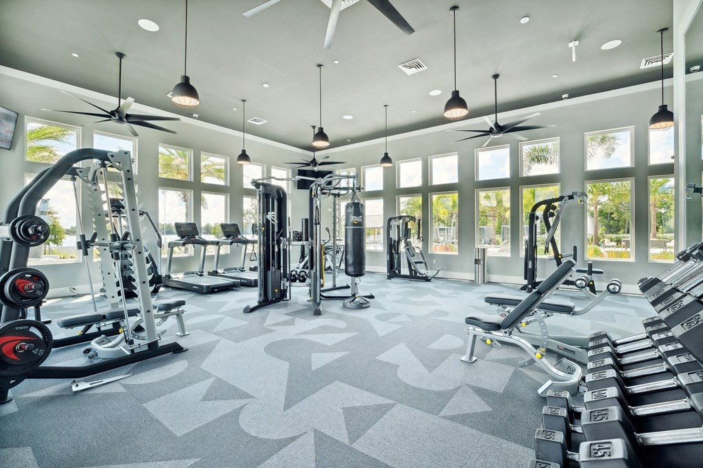 the gym at the preserve at ballantyne commons