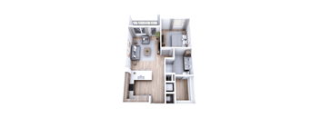 A1 One Bedroom One Bath home