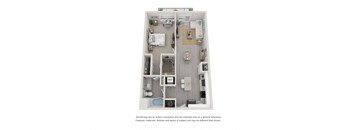 A8 One Bedroom Floor Plan