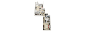 Solaire Coconut Creek A2 Floor Plan
