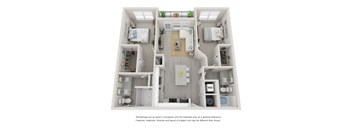 B5 Two Bedroom Floor Plan