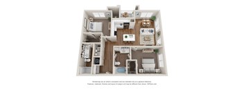 bedroom floor plan an open concept layout with a lot of natural light
