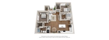 bedroom floor plan an open concept layout with a lot of furniture and a large closet