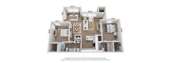 a floor plan of the villas at houston levee west apartments in cordova,