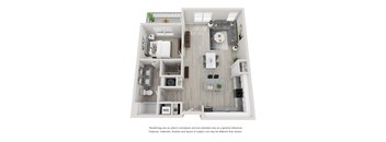 959 SF 1 Bedroom A5