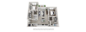 1148 SF 2 Bedrooms B2