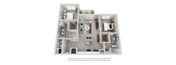 1157 SF 2 Bedrooms B3