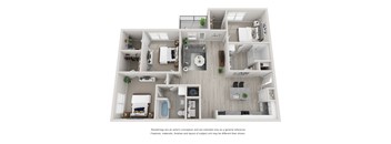 1437 SF 3 Bedrooms C2