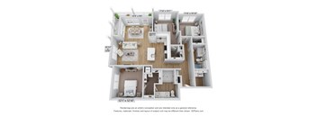 a floor plan of a 1 bedroom floor plan