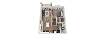 a 1 bedroom floor plan  villas at spring creek