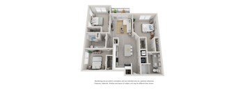 C1 Three Bedroom Floor Plan