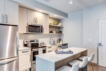Velo Forest Hills Modern Kitchens with Open Shelving - Photo Gallery 3