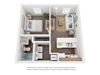 1 Bed 1 Bath Studio