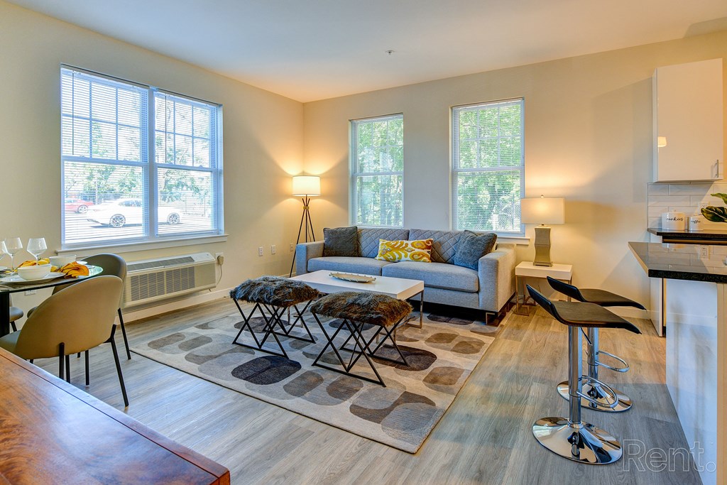 Living Room at Solo at North Bergen, North Bergen, NJ