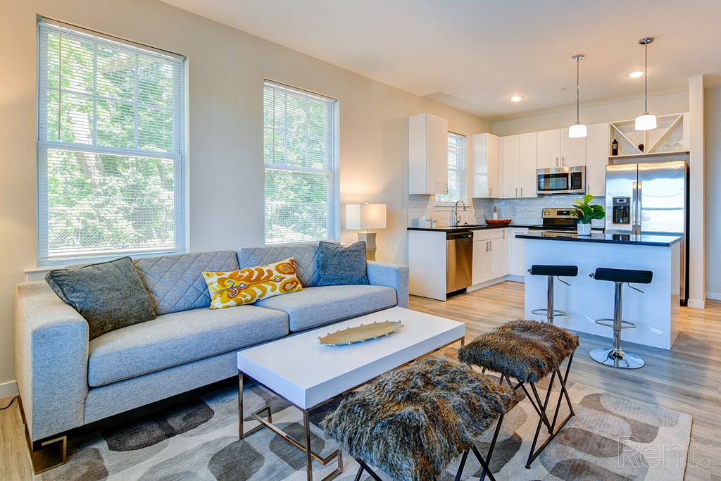 Living And Kitchen at Solo at North Bergen, New Jersey, 07047