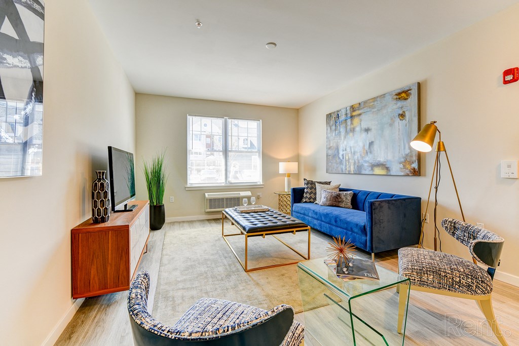 Large Living Area at Solo at North Bergen, North Bergen, NJ, 07047
