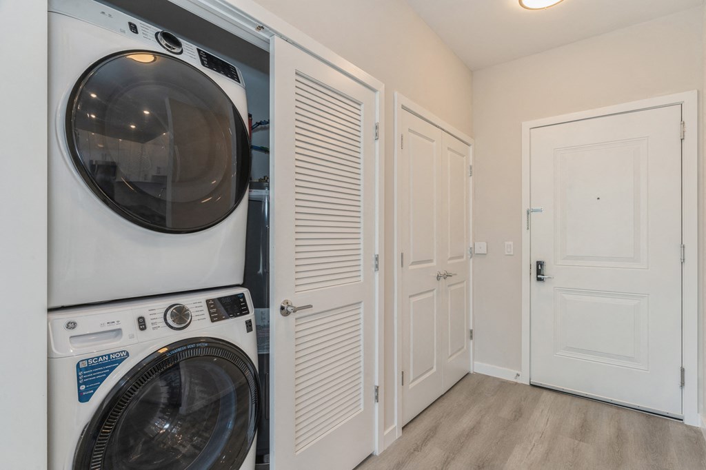 In Home Full Size Washer And Dryer at Solo at North Bergen, New Jersey