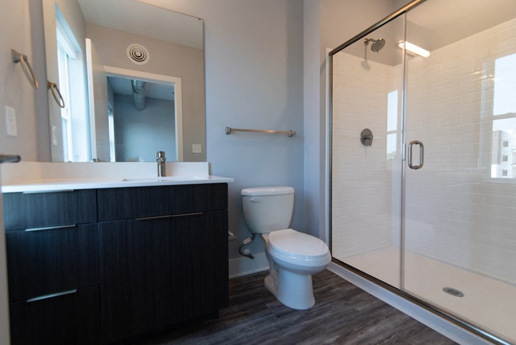 Modern Bathroom at Novi Flats, North Carolina