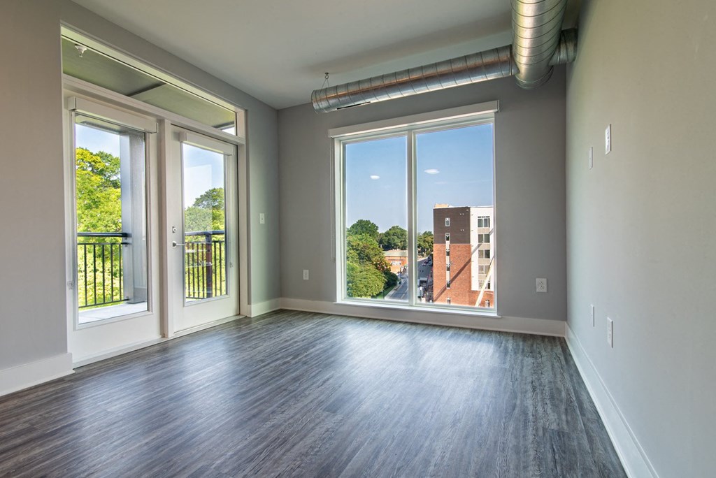 Unfurnished Living Area at Novi Flats, Concord, NC